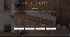 Desktop Screenshot of nicholcityrealty.com